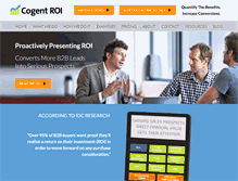 Tablet Screenshot of cogentroi.com